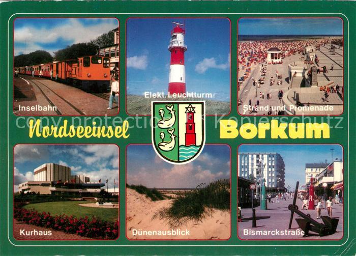 Borkum Leuchtturm Inselbahn Bismarckstrasse