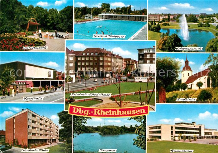 Rheinhausen Duisburg Sporthalle Kirche Friedrich Alfred Stasse