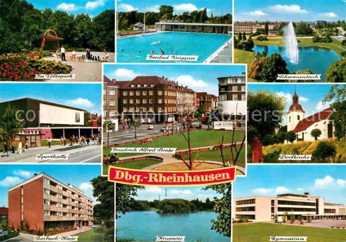 Rheinhausen Duisburg Freibad Krueppsee Volkspark Sporthalle