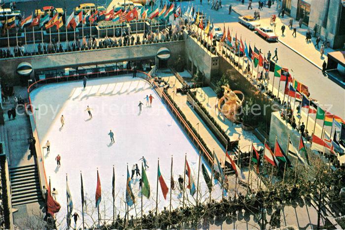 New York City Rockefeller Plaza Skating Rink