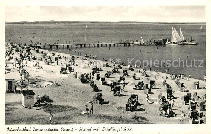 Timmendorfer Strand Strand Landungsbruecke
