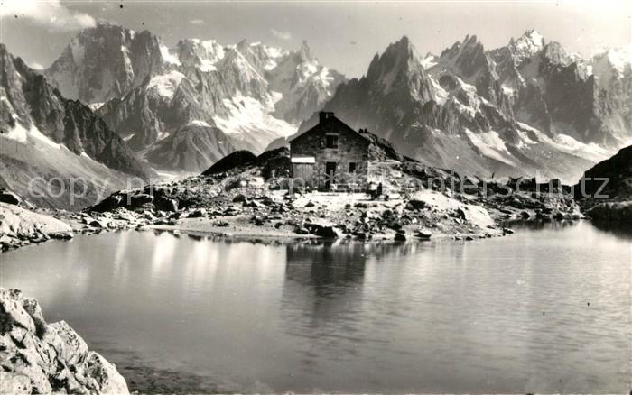 Chamonix Lac Blanc Grandes Jorasses Dent du Geant