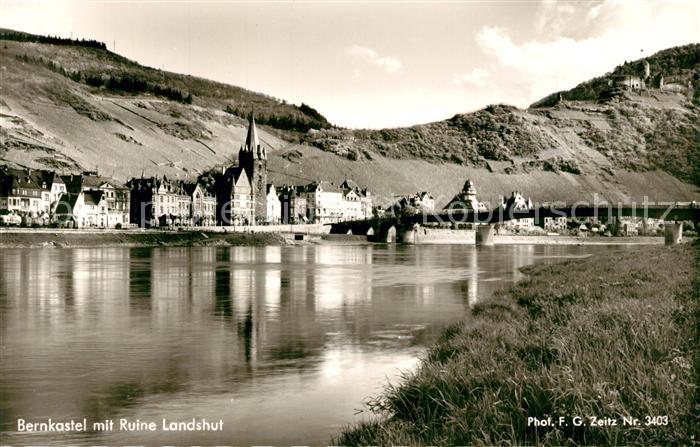 Bernkastel-Kues Ruine Landshut Foto-Zeitz-Nr. 3403