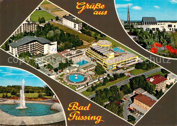 Bad Fuessing Fliegeraufnahme Thermal-Mineralquellen