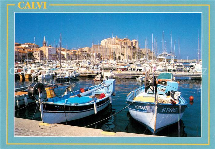 Calvi Port Boote Hafen