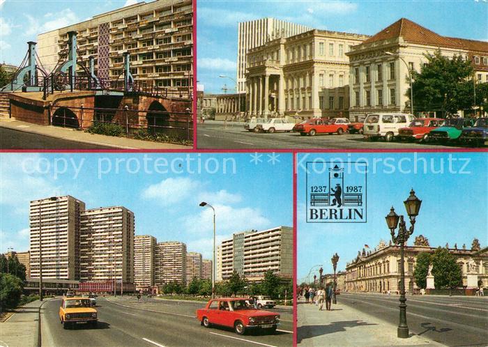 Berlin Jungfernbruecke Palais Unter den Linden Operncafe Leipziger Strasse