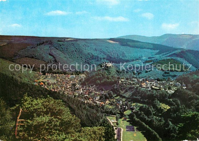 Schwarzburg Thueringer Wald Trippsteinblick