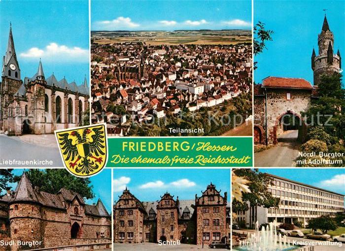 Friedberg Hessen Kreisverwaltung Schloss Liebfrauenkirche