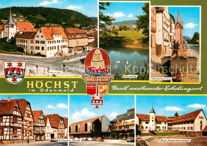 Hoechst Odenwald Erbacher Strasse Jugendzentrum Fischbrunnen Muemling