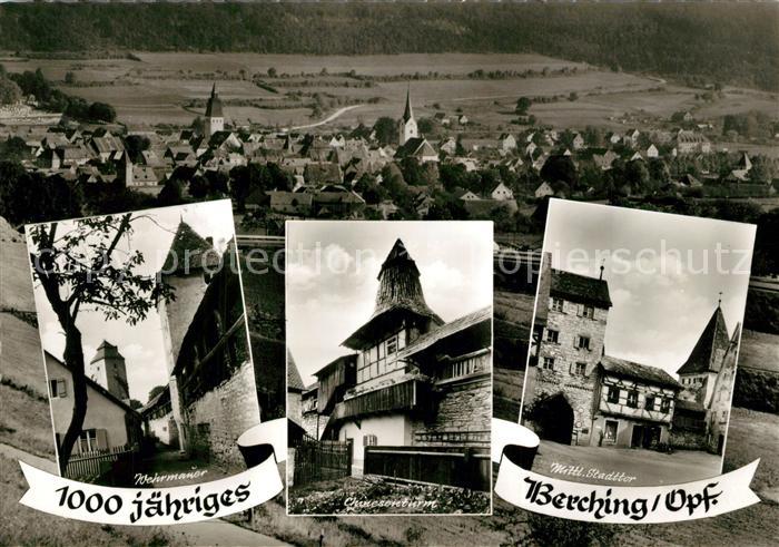 Berching Wehrmauer Chinesenturm Stadttor