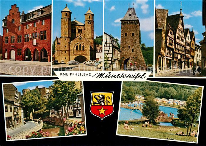 Bad Muenstereifel Rathaus Stiftskirche Windeckhaus Schwimmbad Campingplatz