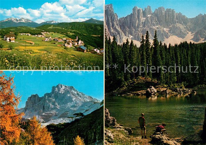 Deutschnofen Nova Ponente Latemar Corno Bianco Weisshorn Lago di Carezza Karerse