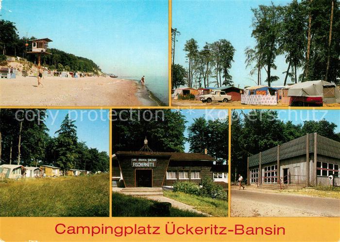 ueckeritz Usedom Campingplatz ueckeritz-Bansin Strand Fischerhuette Gaststaette