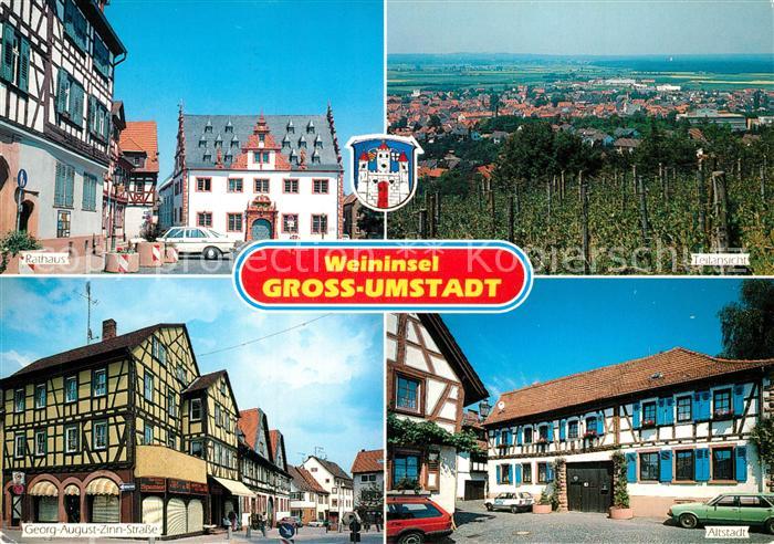 Gross-Umstadt Rathaus Panorama Georg Aug Zinn Str Altstadt