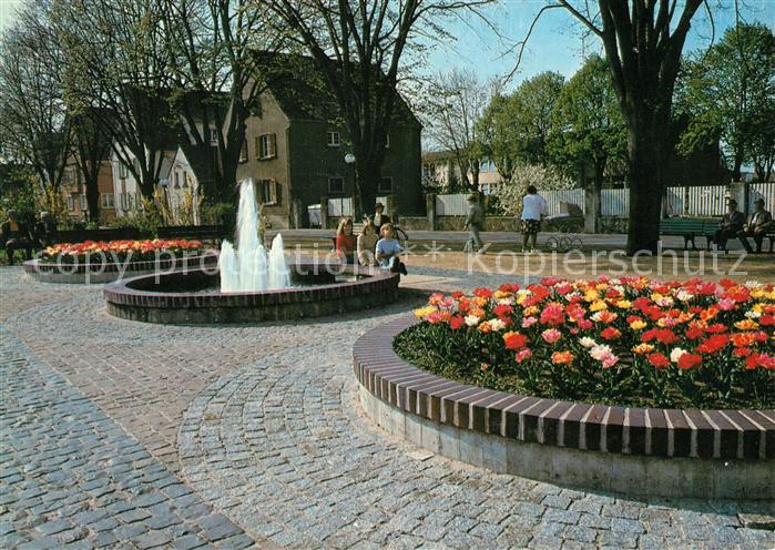 Griesheim Hessen Wasserspiele auf dem Georg Schueler Platz