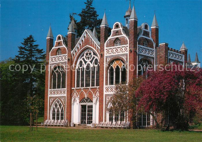 Woerlitz Gotisches Haus Gartenseite