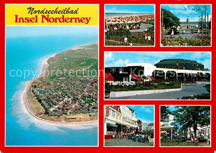 Norderney Nordseebad Fliegeraufnahme Teilansichten Ortsmotive