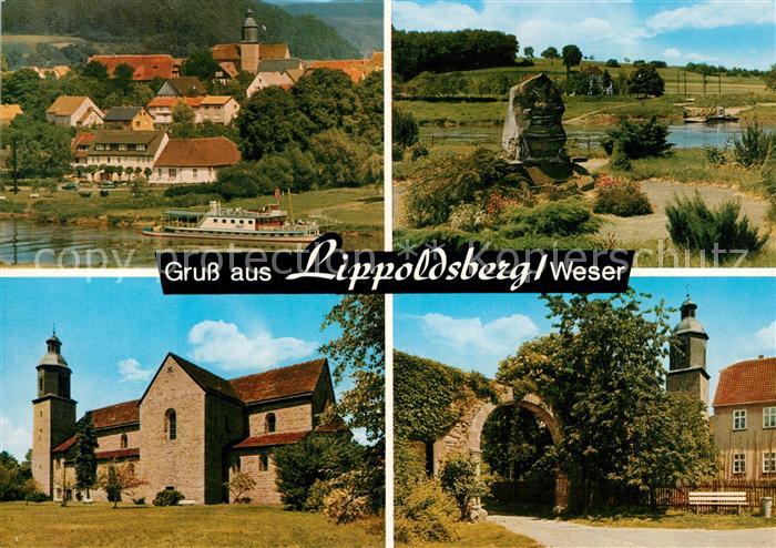 Lippoldsberg Weserpartie Schloss Kirche