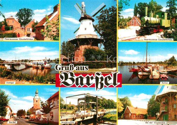 Barssel Moormuseum Elisabethfehn Anleger Muehle Museumsbahn Anleger Hafen BarBel