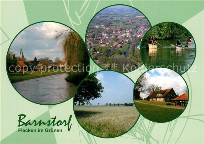 Barnstorf Diepholz Flusspartie Fliegeraufnahme Bootstour Landschaftspanorama