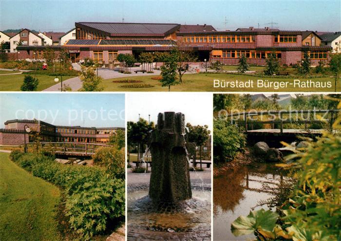 Buerstadt Buerger Rathaus Brunnen Bruecke