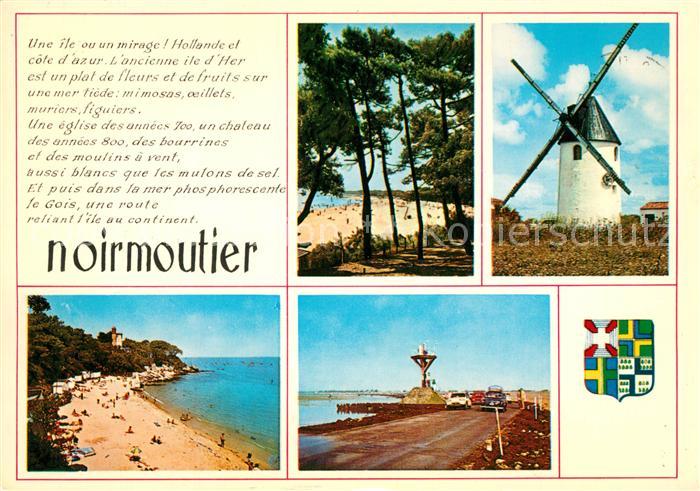 Ile de Noirmoutier Plage des Sableaux Moulin de Barbatre Plage de l’Anse Rouge L