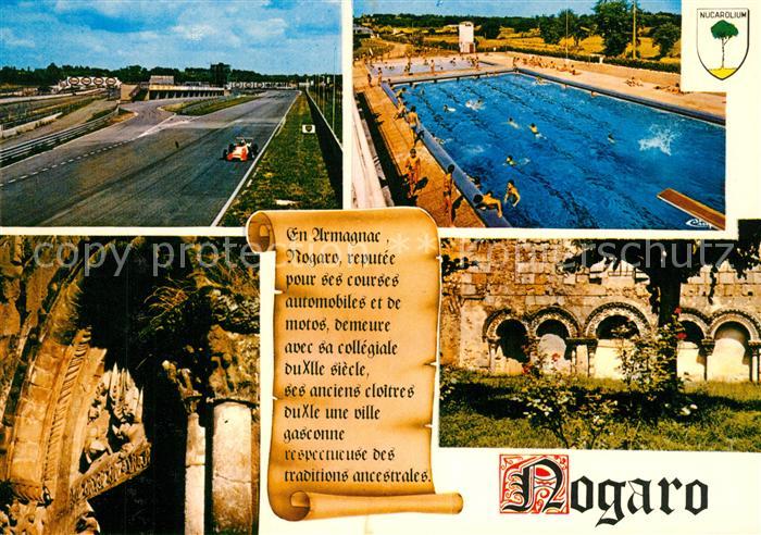 Nogaro Rennstrecke Schwimmbad Schloss