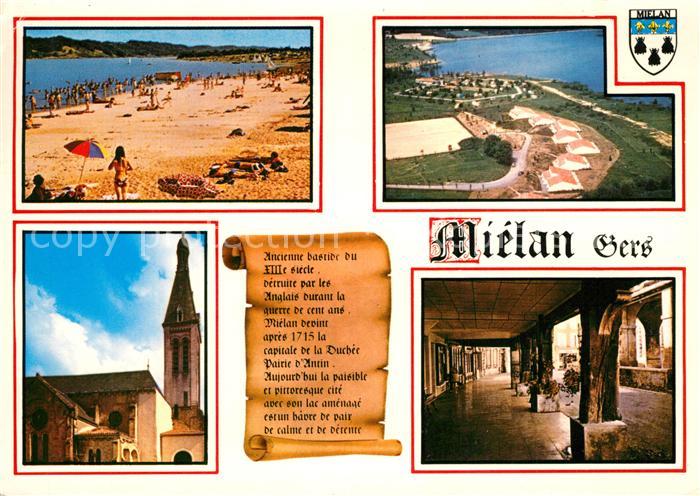 Mielan Vue aerienne Lac et bungalows Eglise La