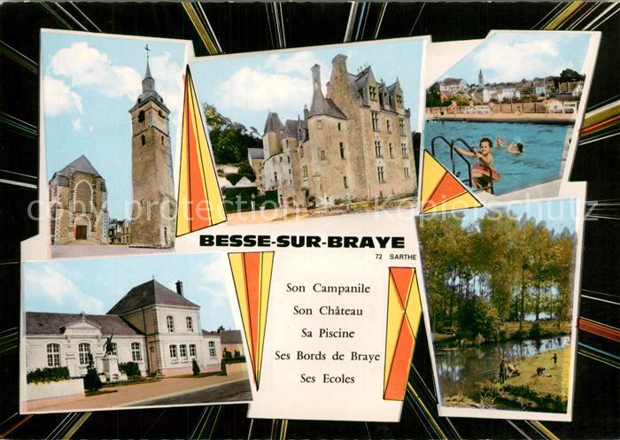 Besse-sur-Braye Son Campanile Chateau Piscine Ses Bords de Braye Ses Ecoles