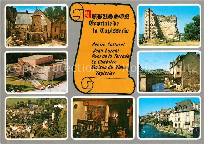 Aubusson Creuse Rue Vieille Centre Culturel Pont de la Terrade La Maison du Vieu