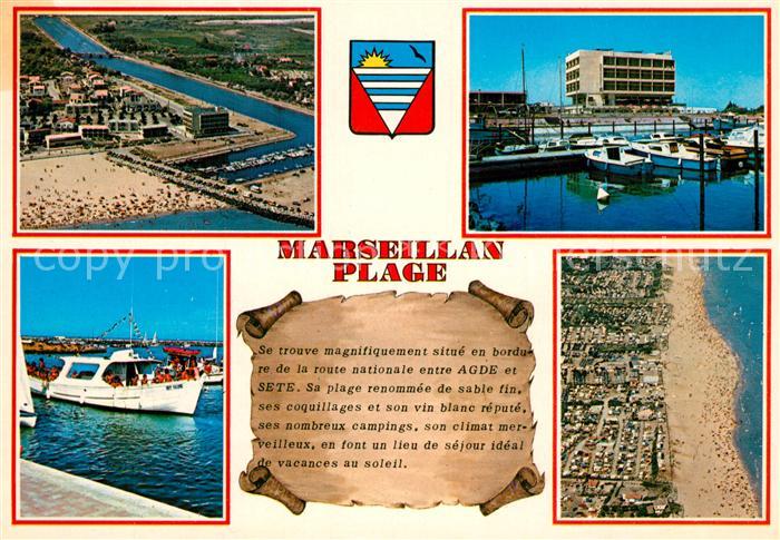 Marseillan Plage Vue generale aerienne