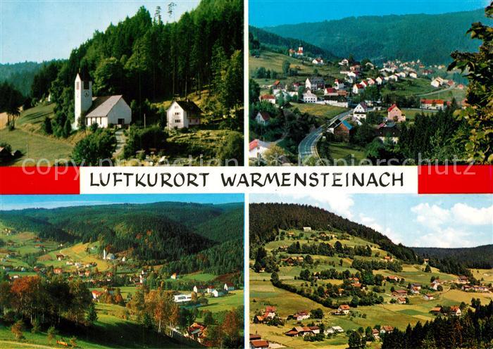 Warmensteinach Kirche Panorama Teilansichten