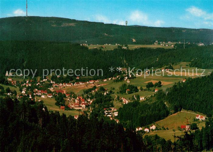 Warmensteinach mit Fleckl Ochsenkopf und Schneeberg