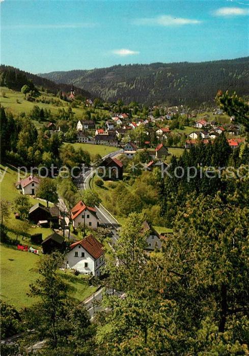 Warmensteinach Blick vom Hoellfels