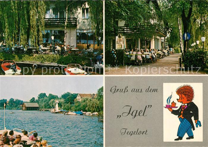 Berlin Restaurant zum Igel Gartenwirtschaft Motorboote