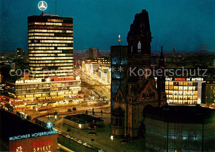 Berlin Europa Center und Kaiser Wilhelm Gedaechtniskirche