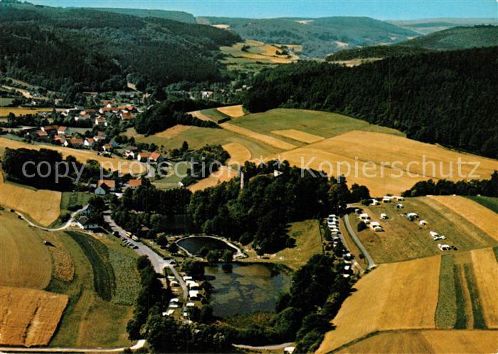 Wallenstein Fliegeraufnahme Camping Kurgebiet