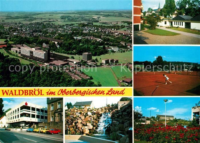 Waldbroel Fliegeraufnahme Tennis