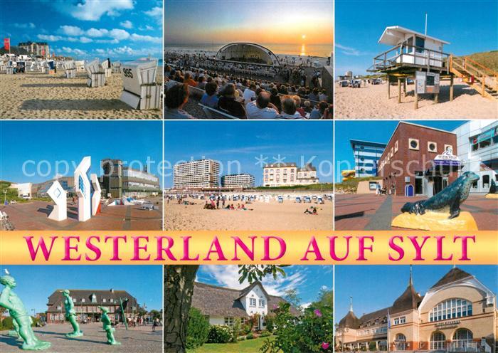 Westerland Sylt Skulpturen Strand Freilichtbuehne