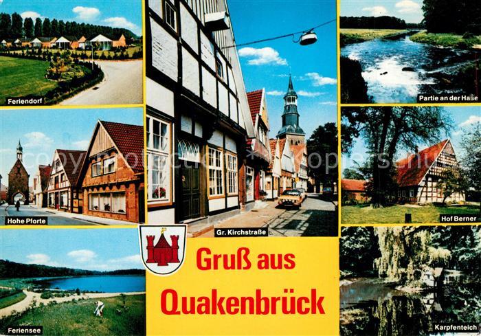 Quakenbrueck Feriendorf Hohe-Pforte Kirchstrasse Hof-Berner Karpfenteich Feriens