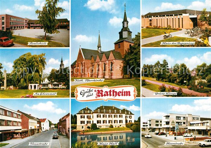 Ratheim Ehrenmal Vennstrasse Haus-Hall Heerstrasse Gruene-Lunge Haus der Begegnu