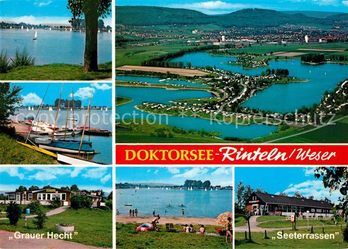 Rinteln Fliegeraufnahme Doktorsee Grauer-Hecht Seeterrassen