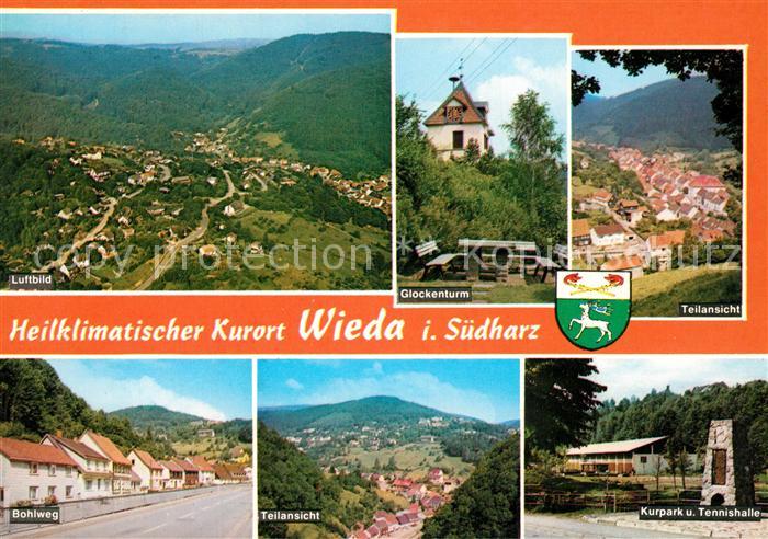 Wieda Kurpark Glockenturm Tennishalle Bohlweg