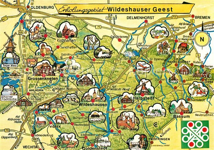 Wildeshausen Geest Lageplan Oldenburg