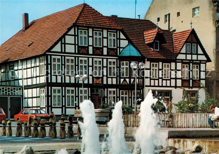 Wittingen Niedersachsen Fachwerk Brunnen