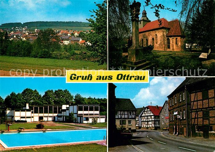 Ottrau Kirche Freibad Fachwerk