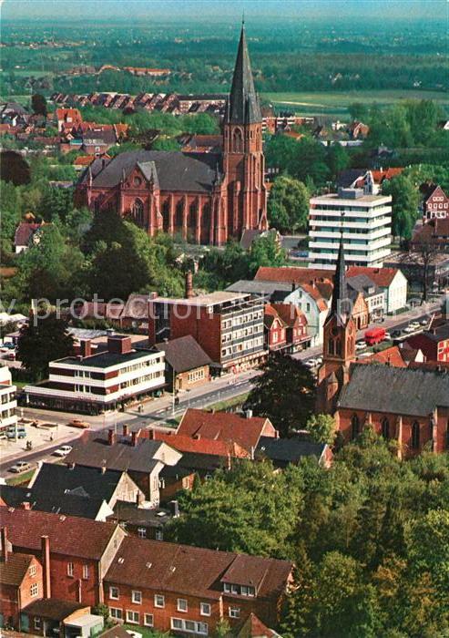 Papenburg Ems Fliegeraufnahme mit Kirche