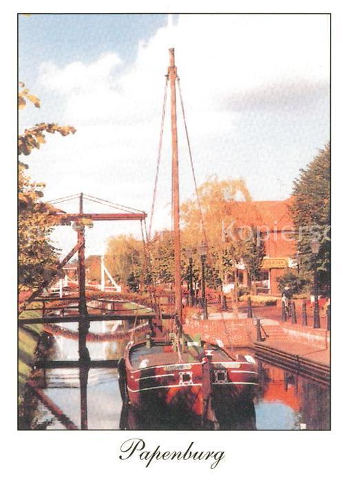 Papenburg Ems Holzbruecke Kanal