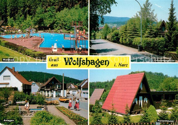 Wolfshagen Harz Waldbad Anlagen Ferienhaeuser Erholungsgebiet