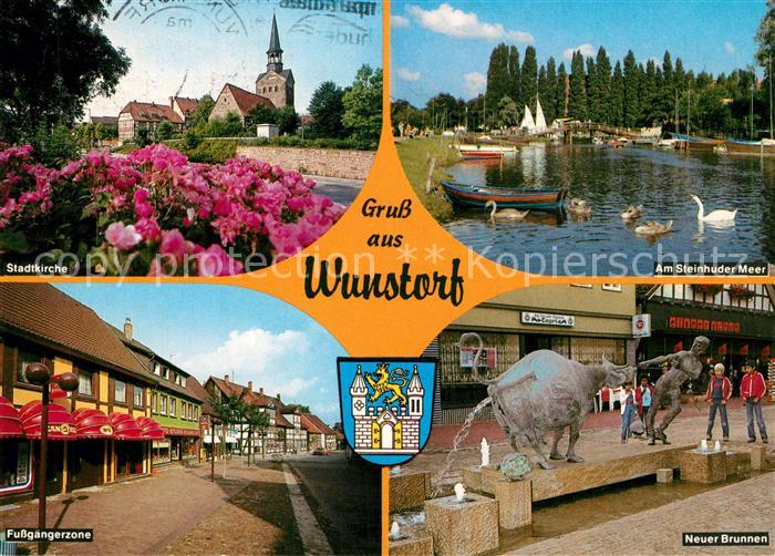 Wunstorf Stadtkirche Steinhuder-Meer Brunnen